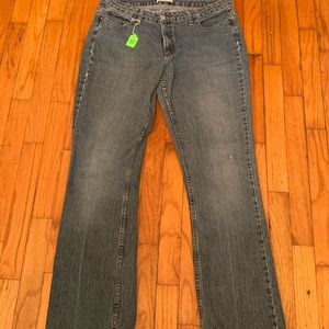 Lee riders bootcut, 16L, 34”, wear on cuff